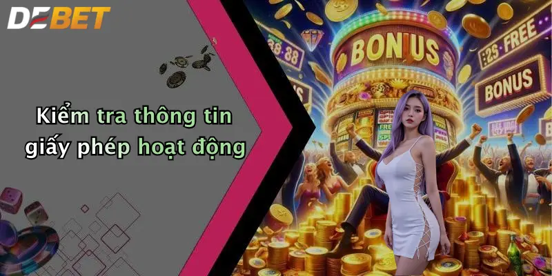 Kiểm tra thông tin giấy phép hoạt động